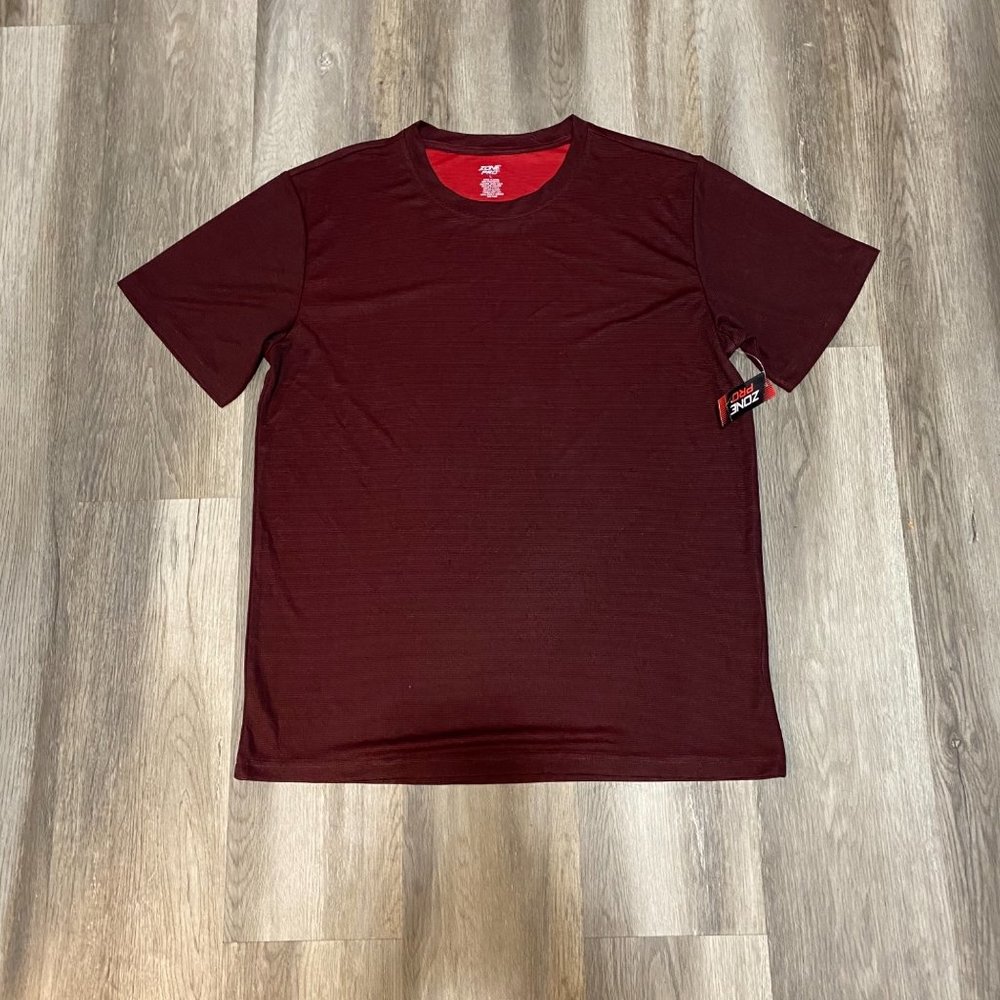 Zone Pro Large Red Athletic Work Out Shirt